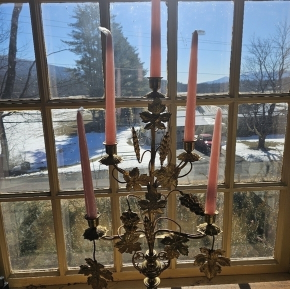 Antique/vintage‎ gilt bronze candelabra - Picture 7 of 7